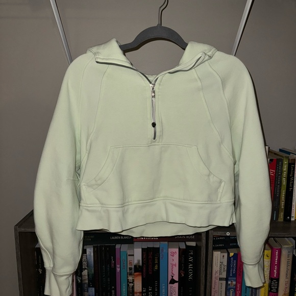 Lululemon Elixir (mint green) Scuba sweatshirt - half zip. - Picture 1 of 5